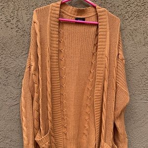 Over-sized cardigan
